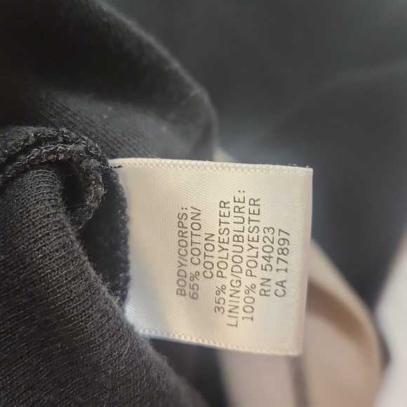 Banana Republic Black and Cream Long Sleeve Dress, Size 8 - Picture 7 of 8